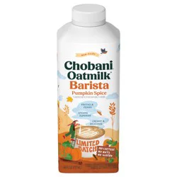 Chobani Non-Dairy Barista Pumpkin Spice Oatmilk 24 fl oz