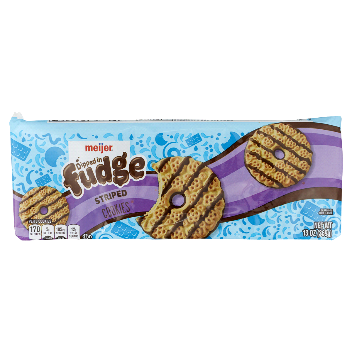slide 1 of 5, Meijer Striped Fudge Cookies, 13 oz