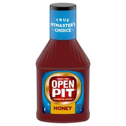 Open Pit Blue Label Honey Barbecue Sauce, Made With Pure Honey- 18 oz