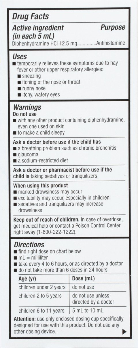 slide 9 of 10, TopCare Children's Allergy Medicine Liquid Cherry Flavor, 4 oz