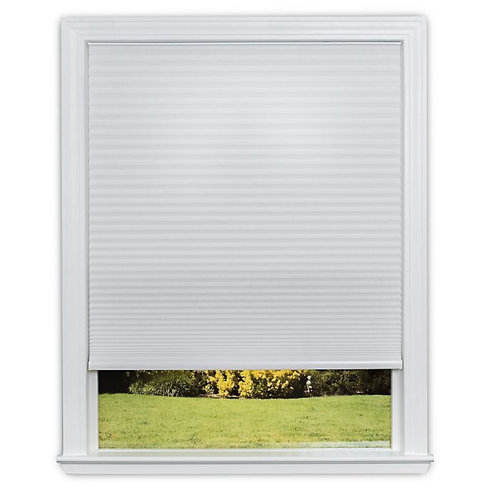 slide 1 of 5, Redi Shade Easy Lift Cordless Cellular Soft-Spun Shade - White, 48 in x 64 in