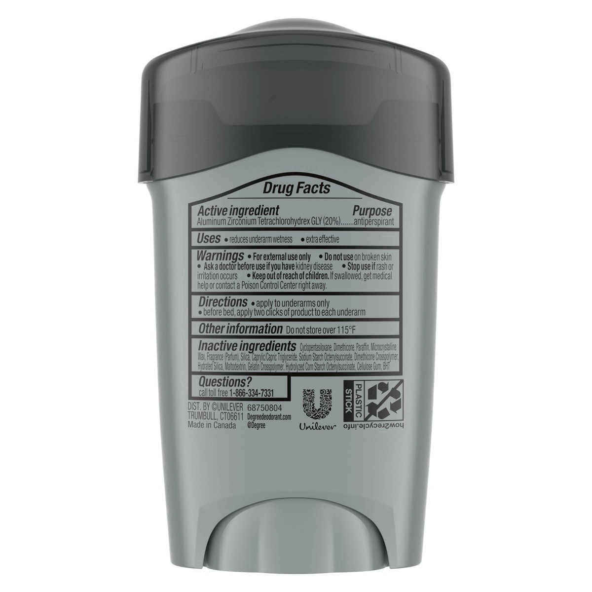 slide 38 of 66, Degree Antiperspirant Deodorant Sport Strength, 1.7 oz, 1.7 oz