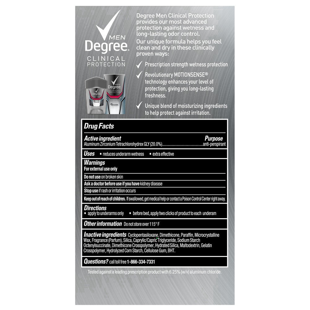 slide 47 of 66, Degree Antiperspirant Deodorant Sport Strength, 1.7 oz, 1.7 oz