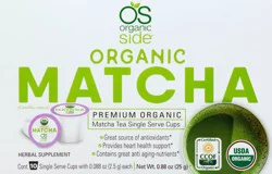 Organic Side Organic Single Serve Cups Matcha Tea - 10 ct