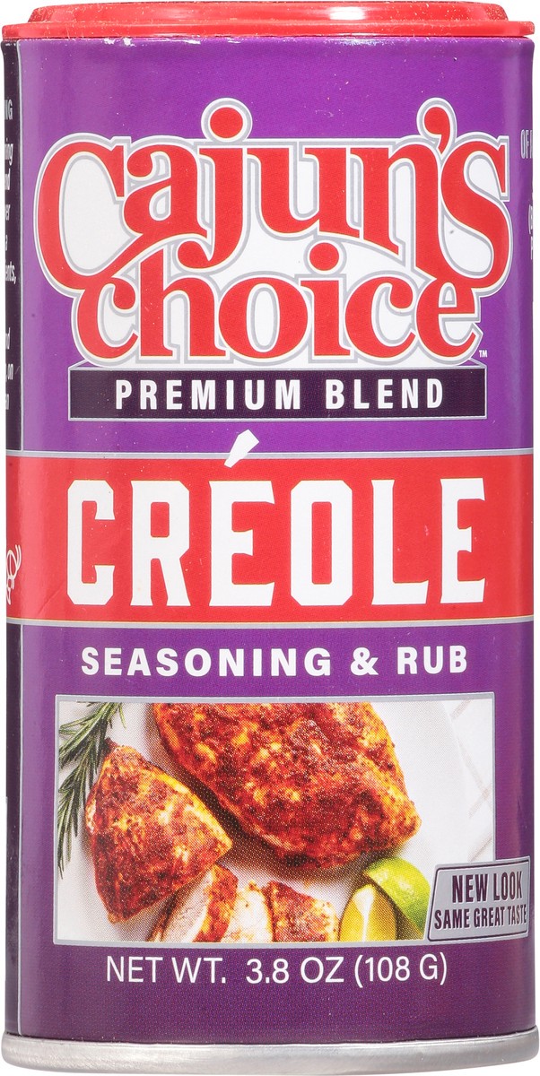 slide 11 of 12, Cajun's Choice Premium Blend Creole Seasoning & Rub 3.8 oz, 3.8 oz