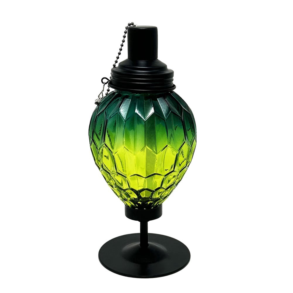 slide 1 of 1, Hd Designs Outdoors Oil Torch - Green / Yellow, 1 ct