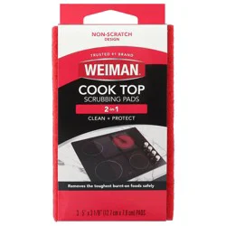 Weiman Cook Top Scrubbing Pads, Non scratch