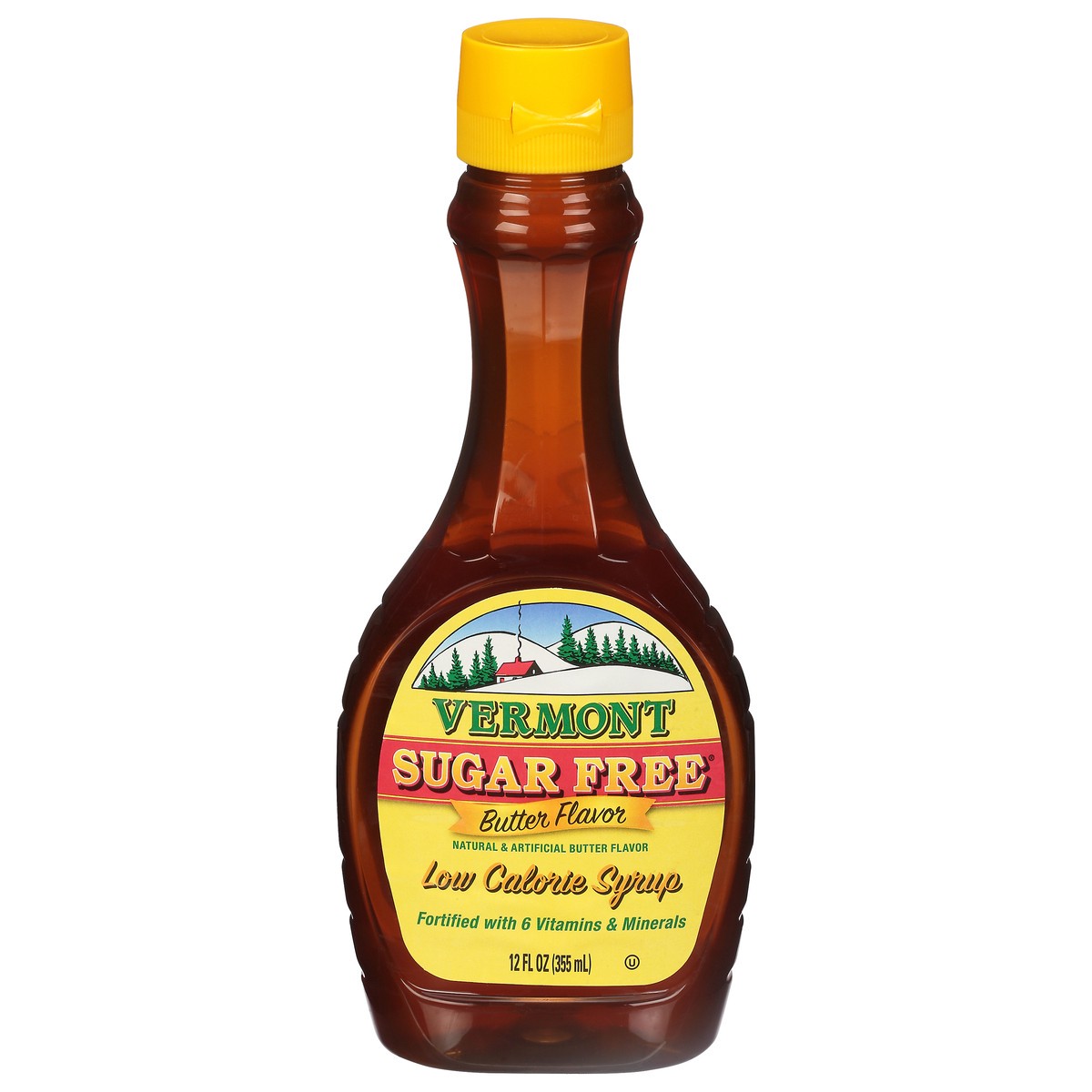 slide 1 of 8, Vermont Sugar Free Low Calorie Butter Flavor Syrup 12 fl oz, 12 fl oz