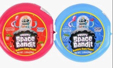 slide 1 of 1, Sweet Bandit Frty Space Bandit Gum Tape, 2.05 oz