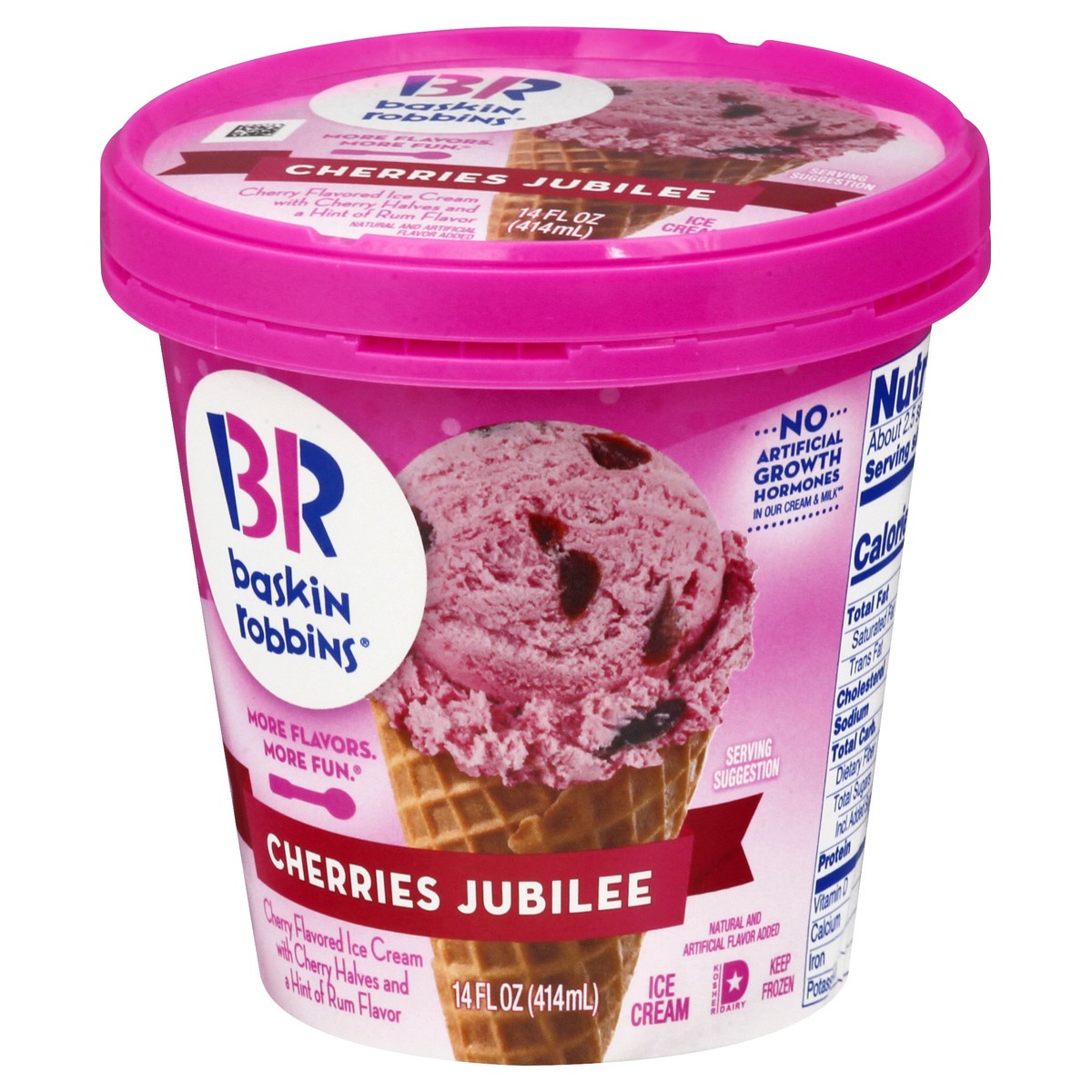 slide 3 of 11, Baskin-Robbins Cherries Jubilee Ice Cream 14.0 oz, 14 oz