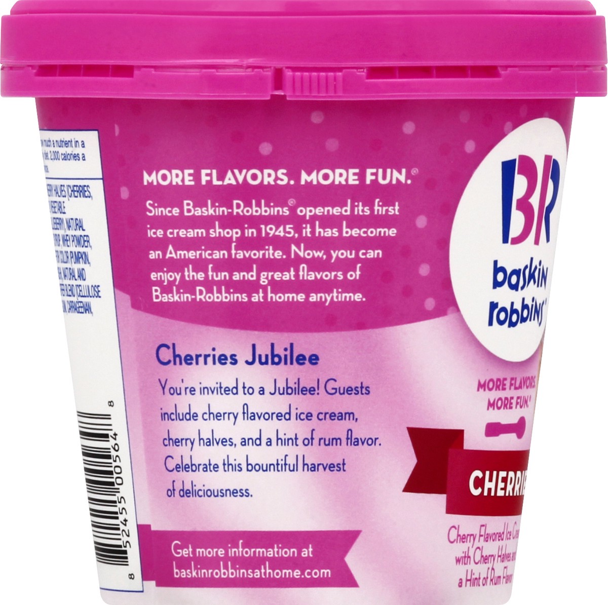 slide 7 of 11, Baskin-Robbins Cherries Jubilee Ice Cream 14.0 oz, 14 oz