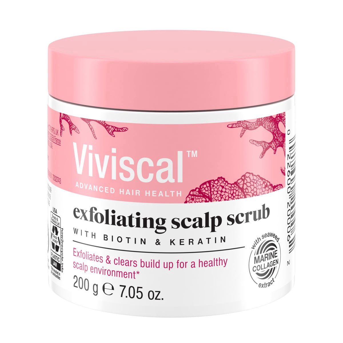 slide 1 of 5, Viviscal Exfoliating Scalp Scrub 200g (7.05 oz.), 6.76 oz