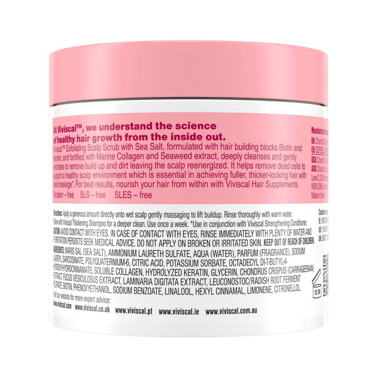 slide 2 of 5, Viviscal Exfoliating Scalp Scrub 200g (7.05 oz.), 6.76 oz