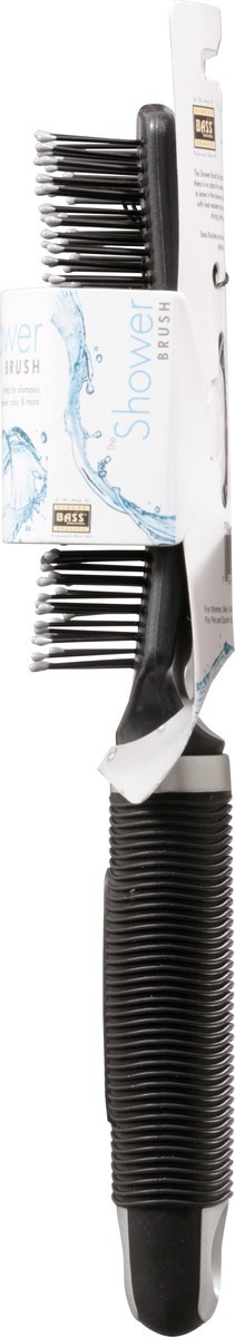 slide 6 of 9, Bass Brushes Professional Grade Rubber Grip Handle Shower Brush, Nylon Pin, 1 ct