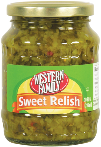 slide 1 of 1, Western Family Sweet Relish, 10 oz