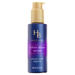 Hair Biology Biotin Silver Shine Hair Serum, Color Safe, Moisturizing and Nourishing For Coarse, Gray and Color-Treated Hair - 3.3 fl oz