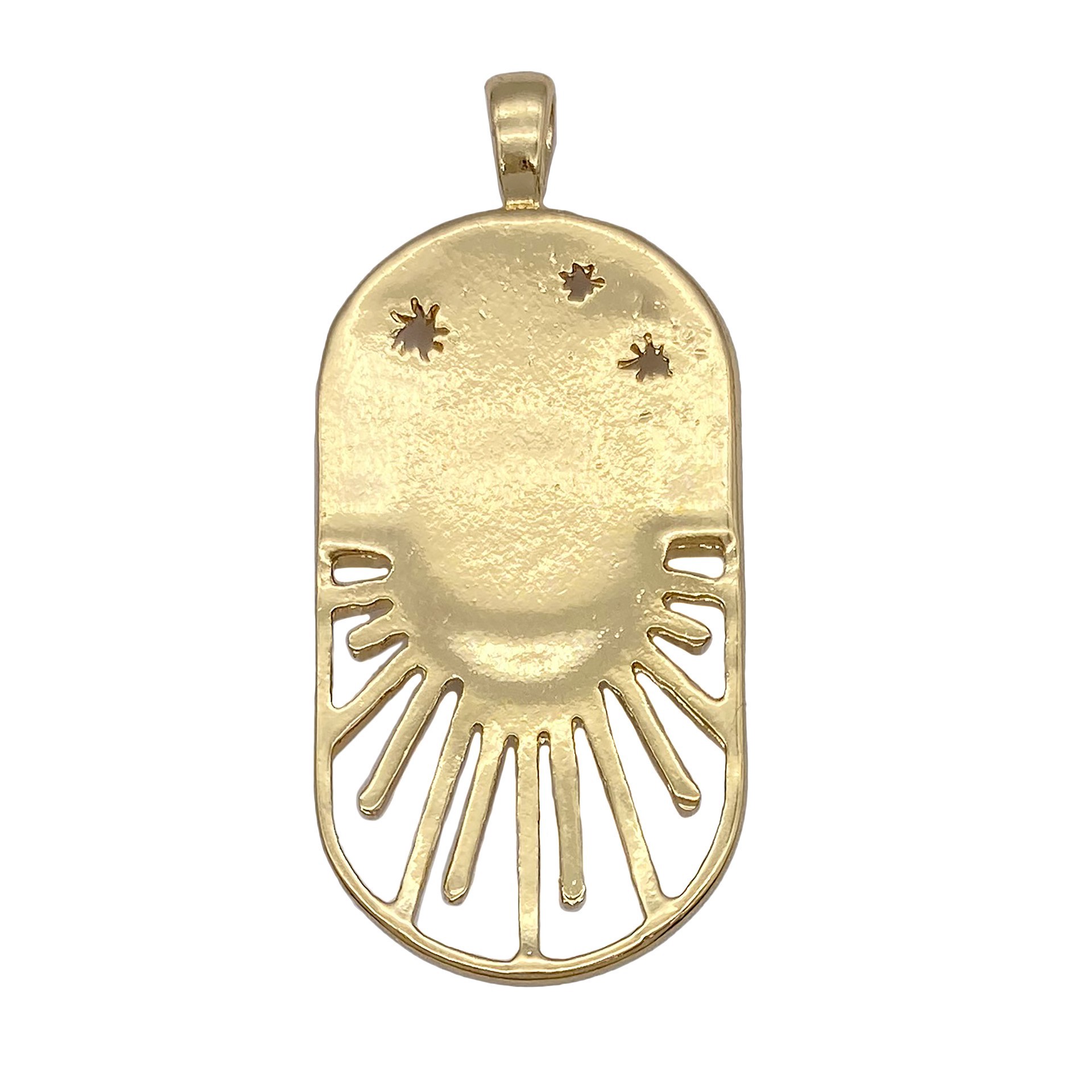 slide 5 of 6, Opal Sunburst Evil Eye Pendant By Bead Landing, 1.69 in x 0.8 in x 0.19 in