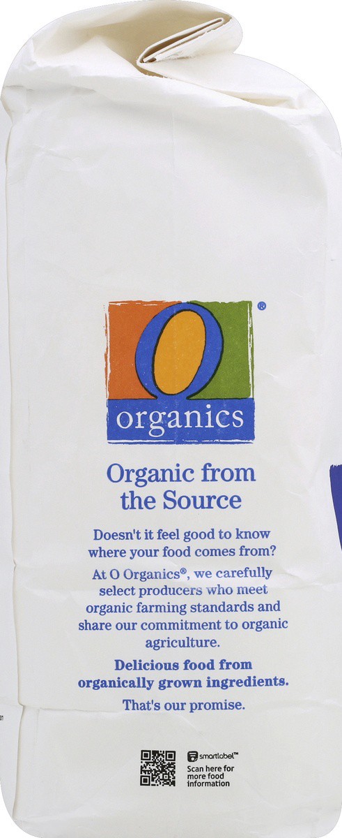 slide 4 of 5, O Organics Organic Flour All Purpose Unbleached, 5 lb