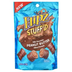 Flipz Stuff'd Pretzels Milk Chocolate Peanut Butter Filled