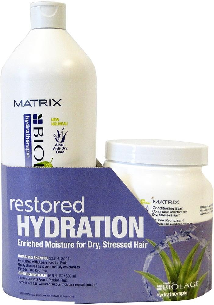 slide 1 of 1, Matrix Biolage Hydrasource Shampoo & Conditioner, 2 ct; 33.8 fl oz