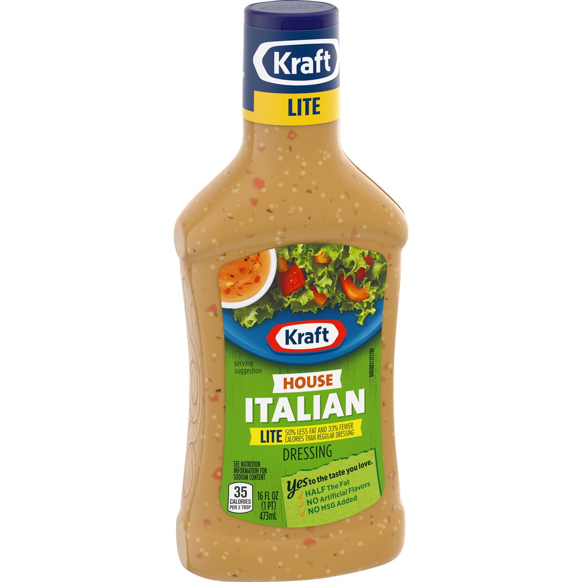 slide 2 of 14, Kraft House Italian Lite Salad Dressing, 16 fl oz Bottle, 16 fl oz