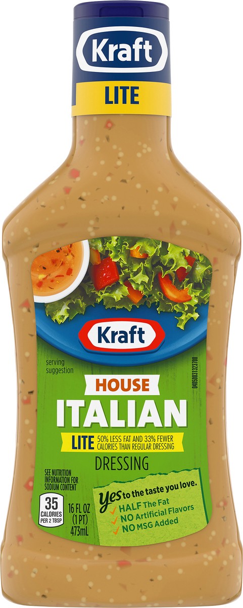 slide 5 of 14, Kraft House Italian Lite Salad Dressing, 16 fl oz Bottle, 16 fl oz