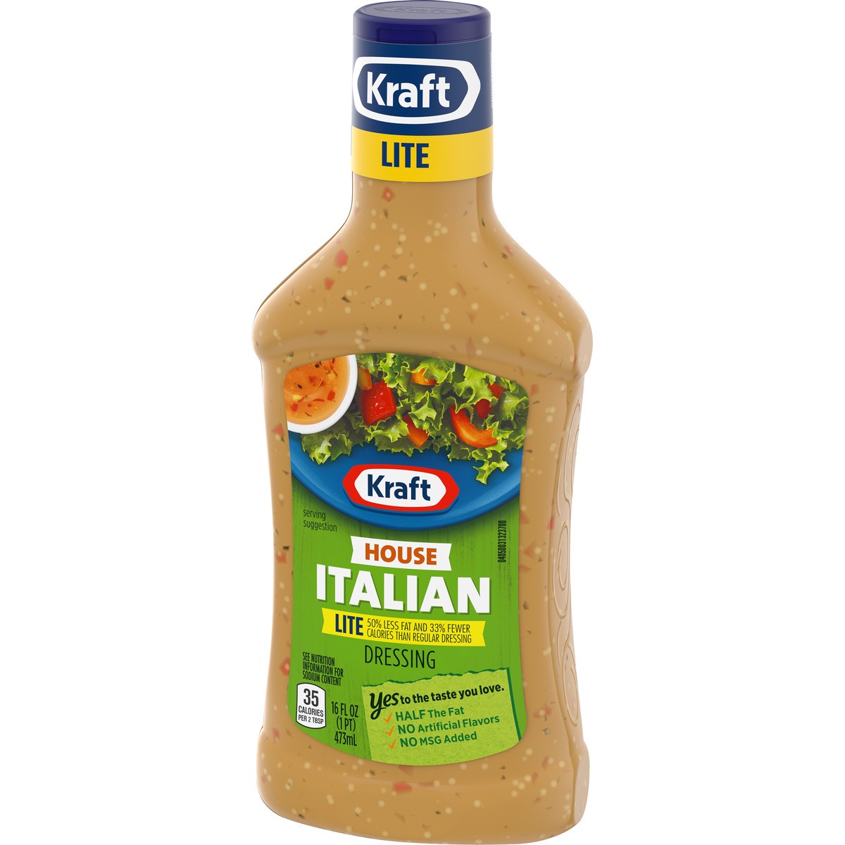 slide 6 of 14, Kraft House Italian Lite Salad Dressing, 16 fl oz Bottle, 16 fl oz