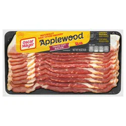 Oscar Mayer Naturally Hardwood Smoked Thick Cut Applewood Bacon, 16 oz Pack
