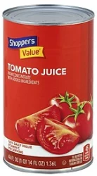 Shoppers Value Tomato Juice - 46 oz