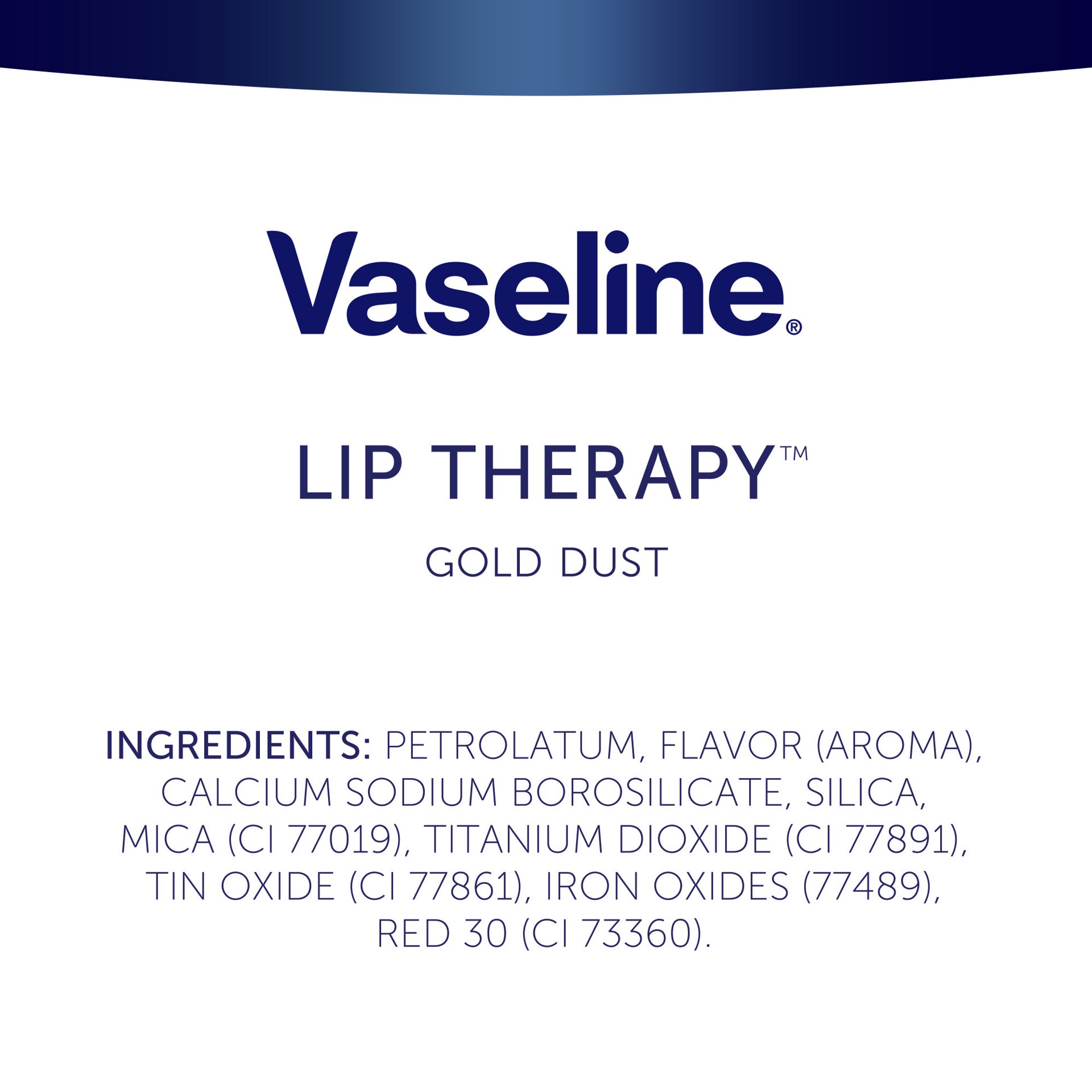slide 2 of 4, Vaseline Lip Therapy Lip Balm Tin Gold Dust, 0.6 Oz, 0.6 oz