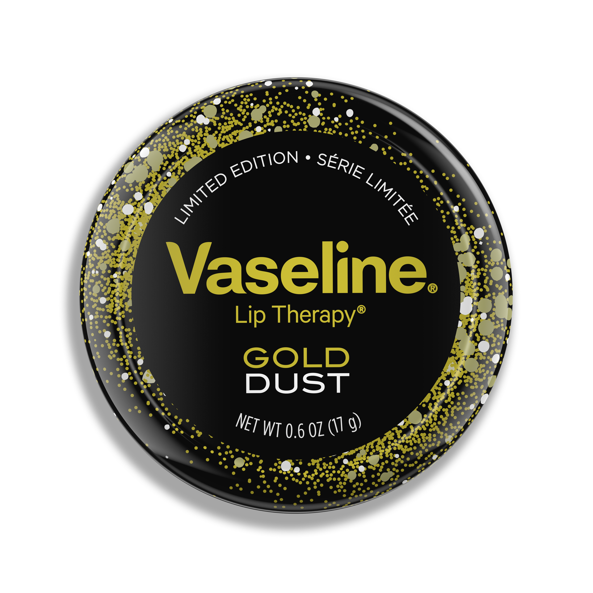 slide 4 of 4, Vaseline Lip Therapy Lip Balm Tin Gold Dust, 0.6 Oz, 0.6 oz