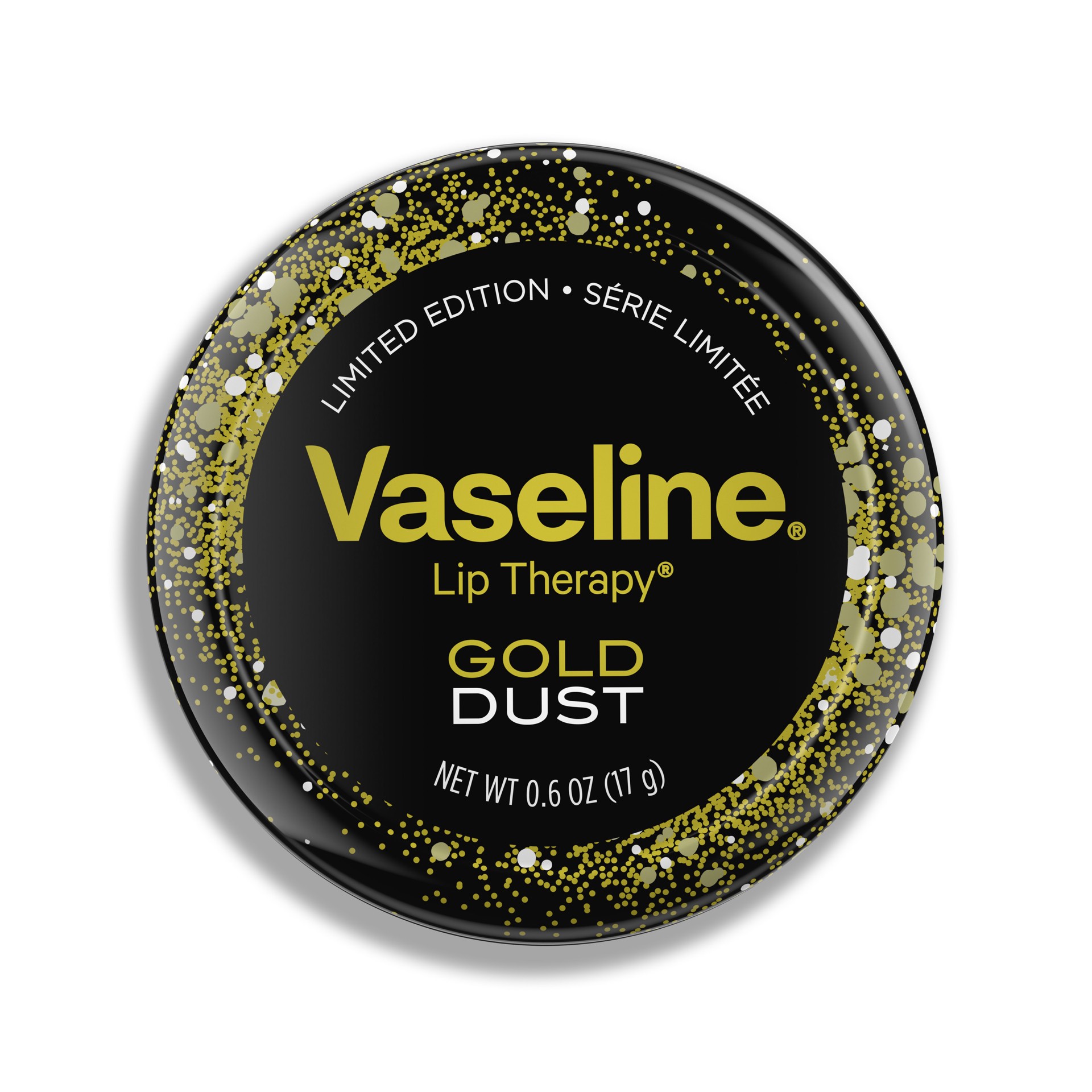 slide 1 of 4, Vaseline Lip Therapy Lip Balm Tin Gold Dust, 0.6 Oz, 0.6 oz