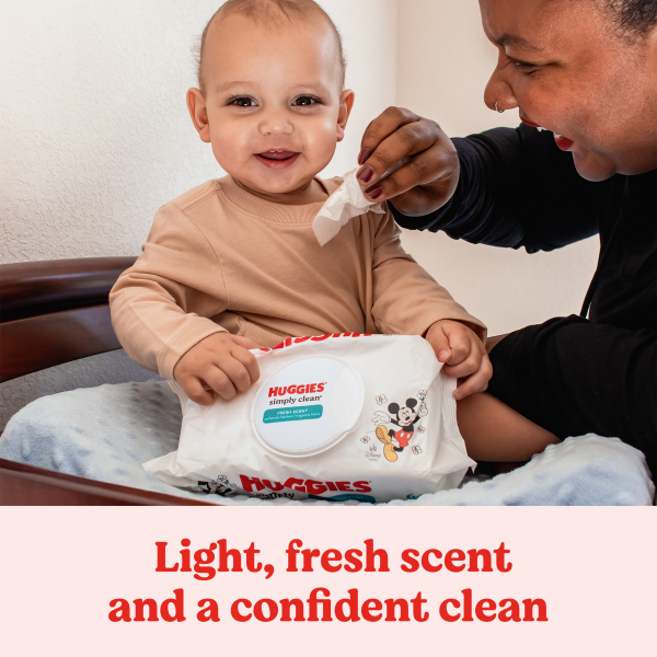 slide 13 of 25, Huggies Simply Clean Fresh Scent Baby Wipes, 3 Flip-Top Packs (192 Wipes Total), 3 ct