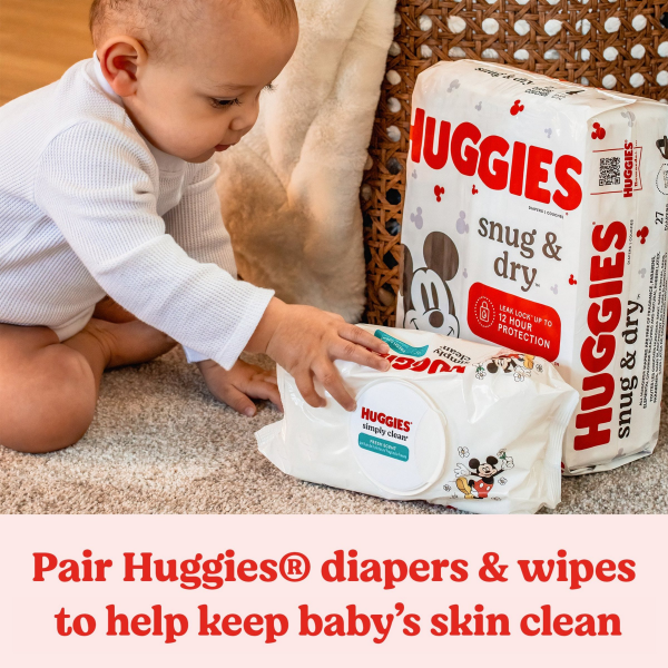 slide 8 of 25, Huggies Simply Clean Fresh Scent Baby Wipes, 3 Flip-Top Packs (192 Wipes Total), 3 ct
