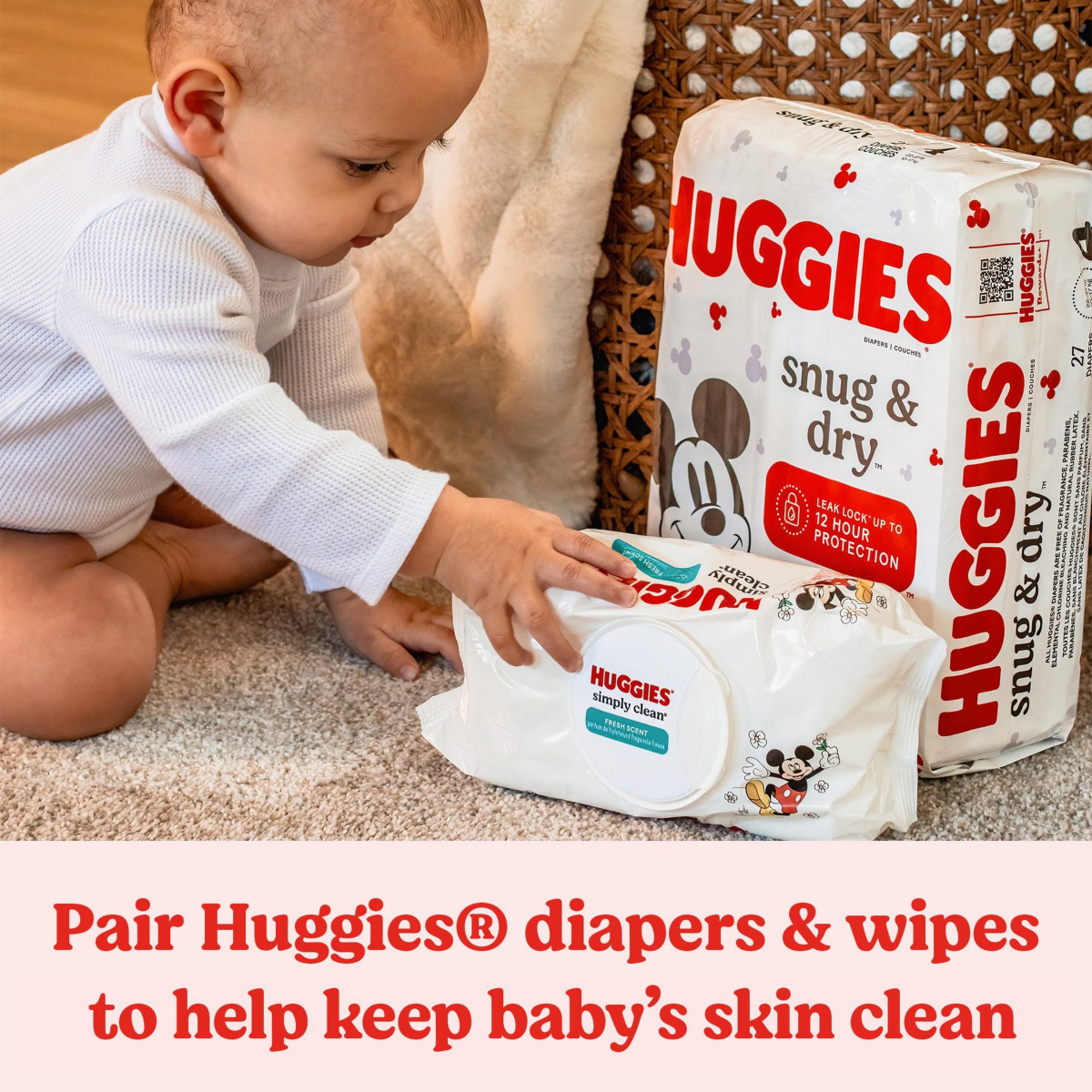 slide 9 of 25, Huggies Simply Clean Fresh Scent Baby Wipes, 3 Flip-Top Packs (192 Wipes Total), 3 ct