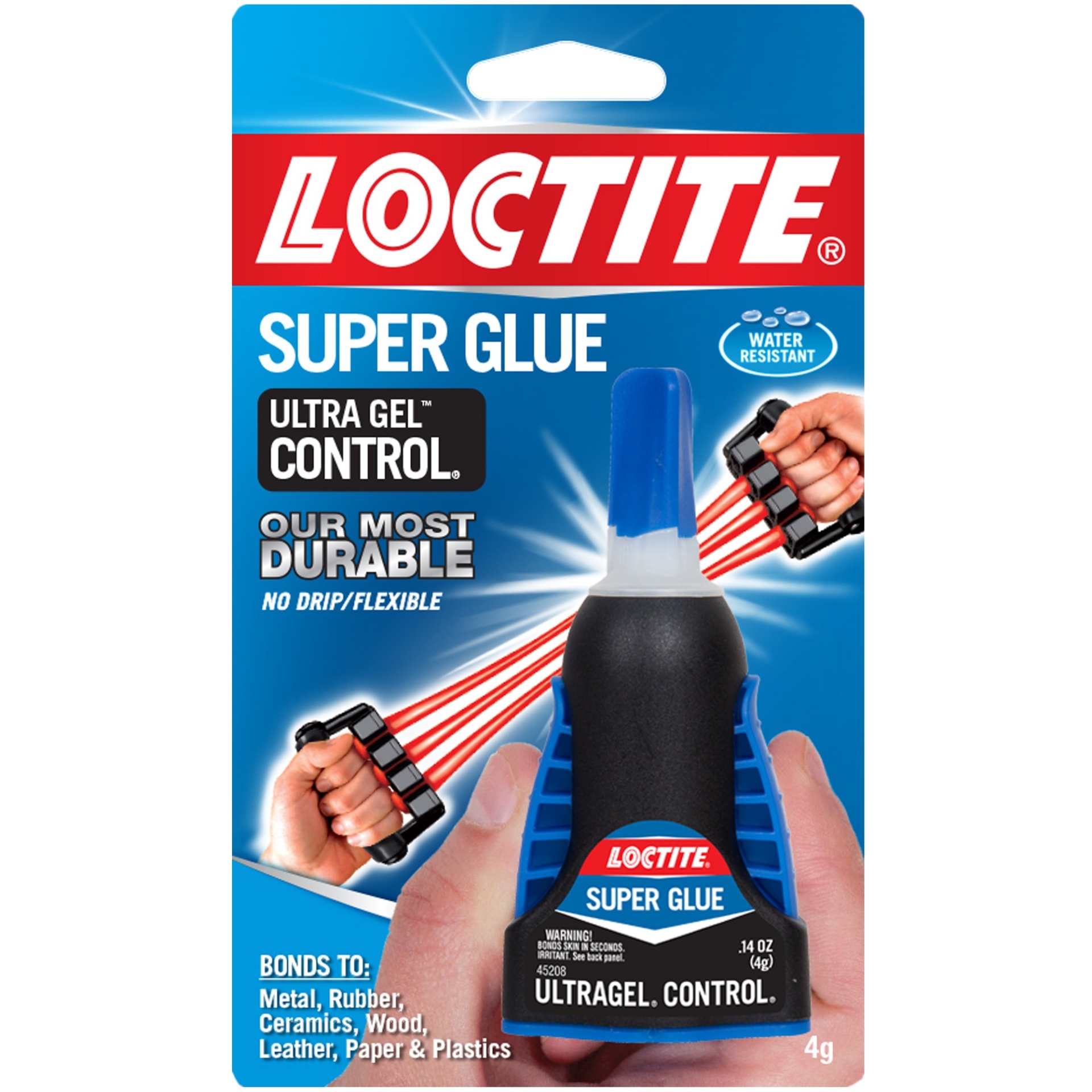 slide 1 of 1, Loctite 4g Ultra Gel Control Super Glue, 0.14 oz