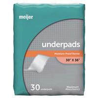 slide 11 of 21, Meijer Underpads, Extra Large, 30 ct