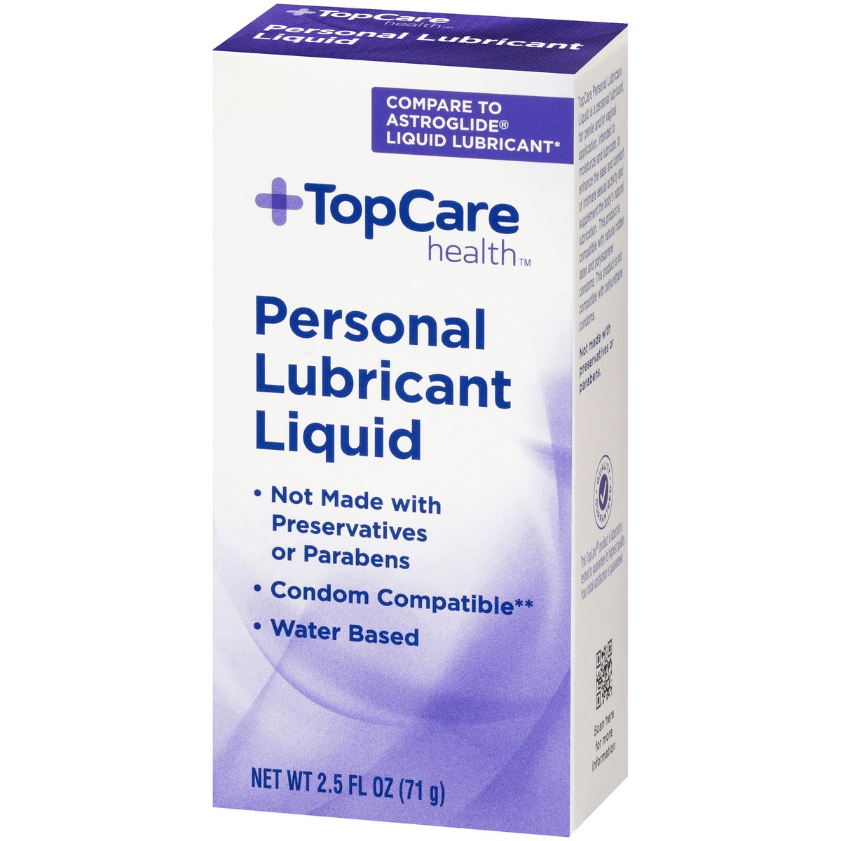 slide 3 of 14, TopCare Personal Lubricant Liquid, 2.5 fl oz