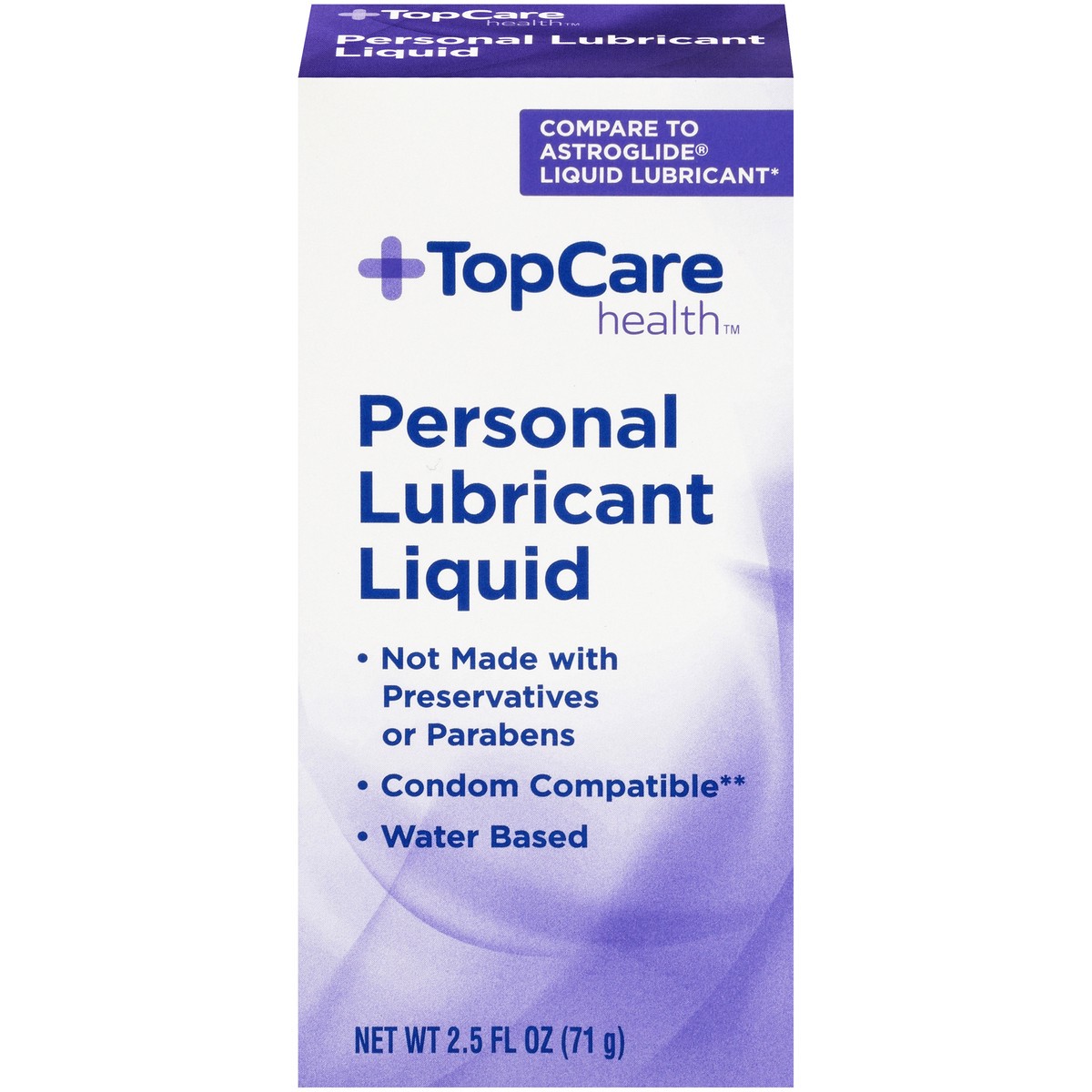 slide 1 of 14, TopCare Personal Lubricant Liquid, 2.5 fl oz