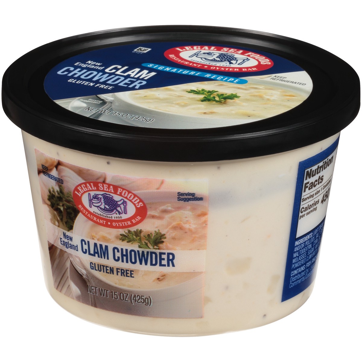 slide 9 of 11, Legal Sea Foods Clam Chowder Gluten Free New England, 15 oz