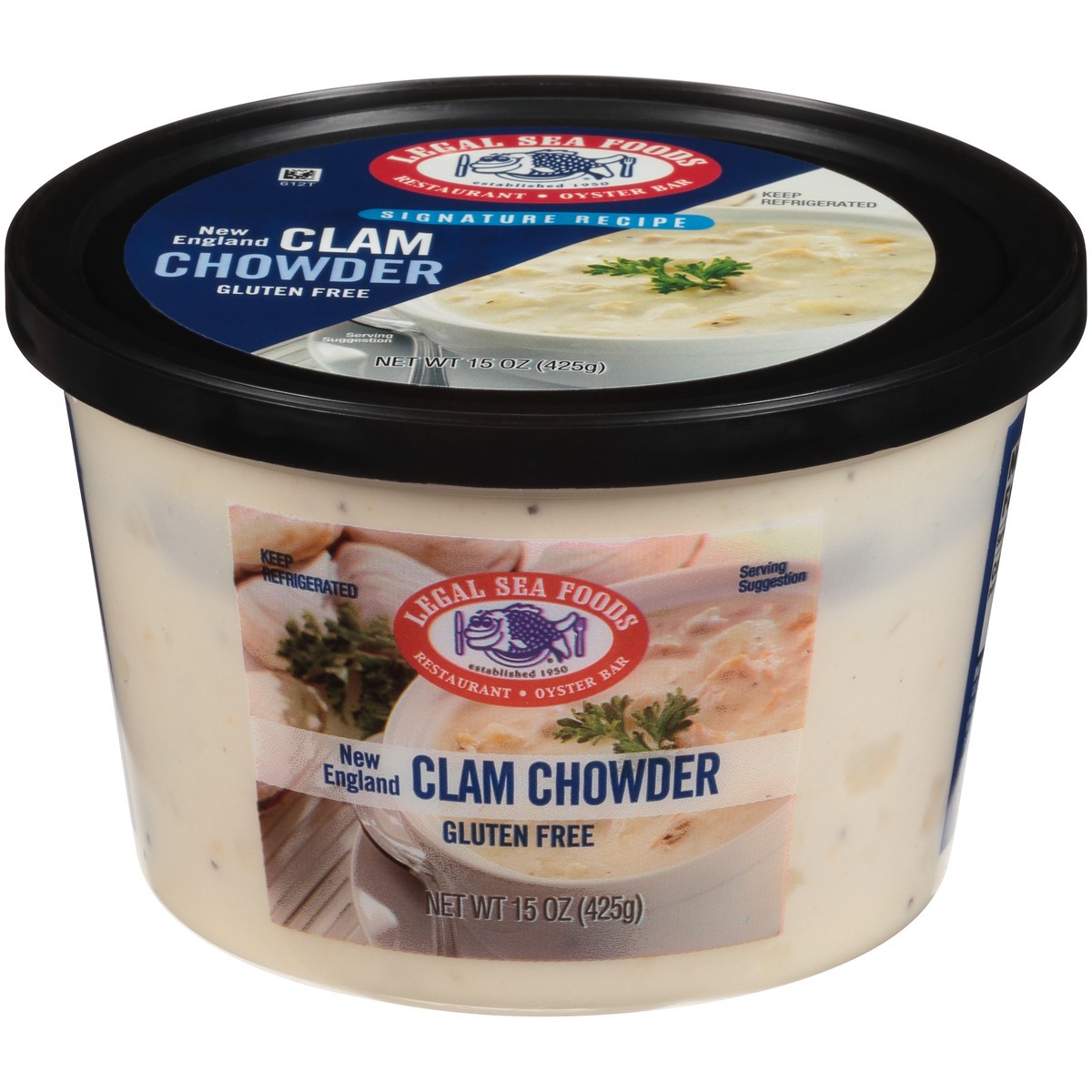 slide 1 of 11, Legal Sea Foods Clam Chowder Gluten Free New England, 15 oz