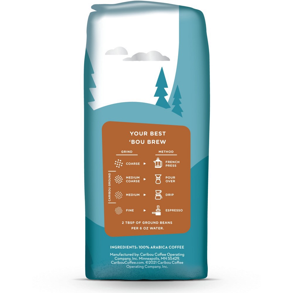 slide 3 of 12, Caribou Coffee Mahogany Dark Roast Ground Coffee 20 oz. Bag, 20 oz