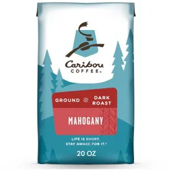 Caribou Coffee, Mahogany Dark Roast Ground Coffee - 20oz Bag