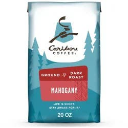Caribou Coffee, Mahogany Dark Roast Ground Coffee - 20oz Bag