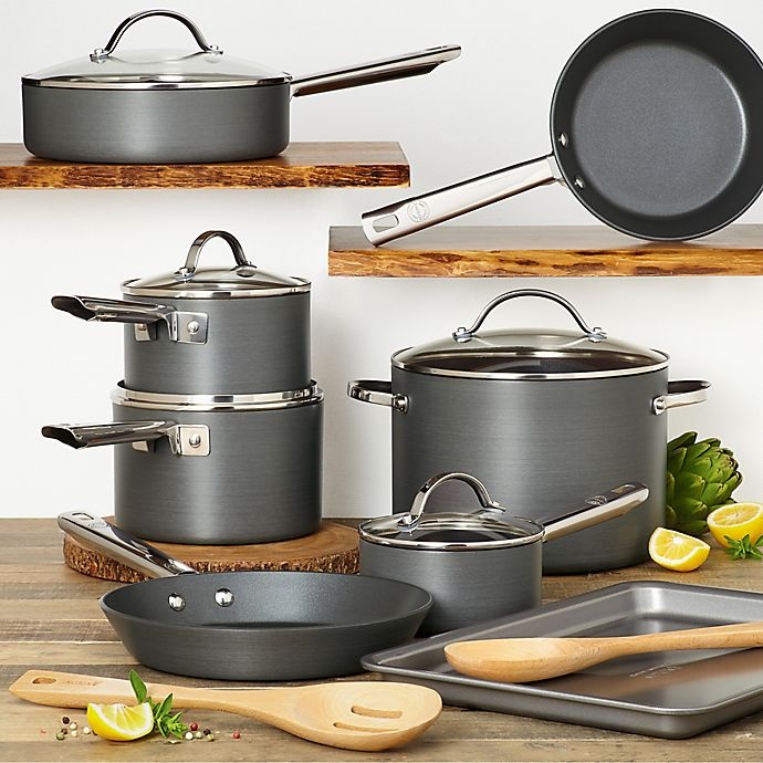 Anolon Professional Nonstick Hard-Anodized Covered Wide Stock Pot ...