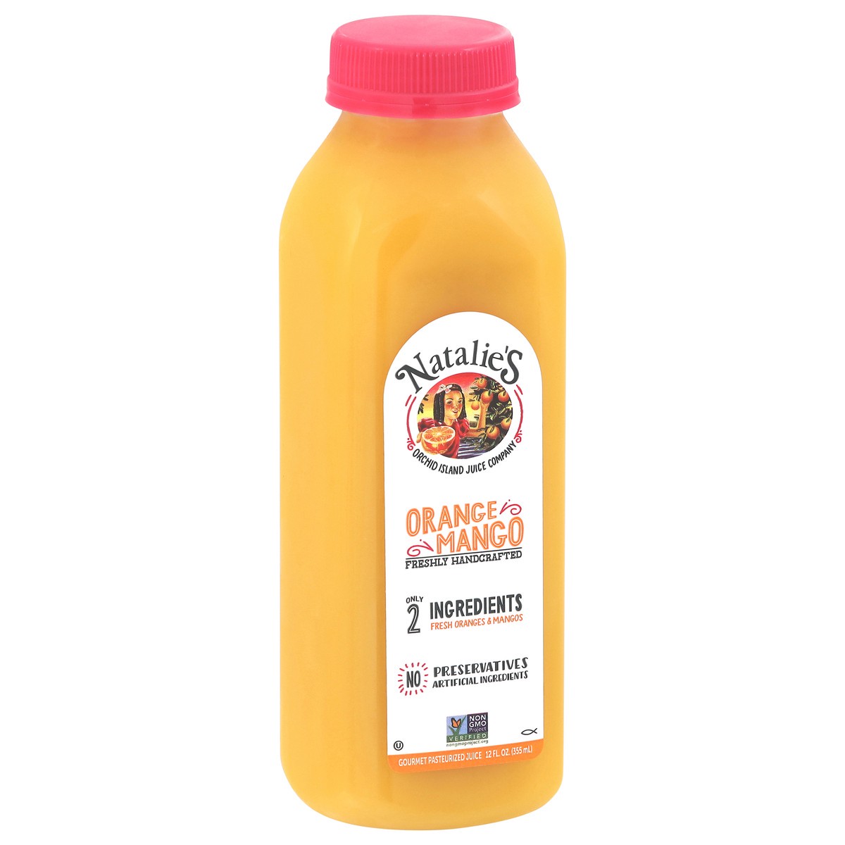 slide 2 of 14, Natalie's Orange Mango Juice 12 fl oz, 12 fl oz