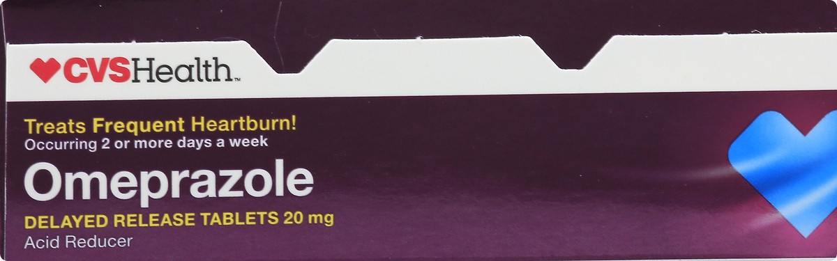 slide 5 of 11, CVS Health Omeprazole Delayed Release Tablets 20 Mg, 3 Bottles, 42 Ct, 42 ct
