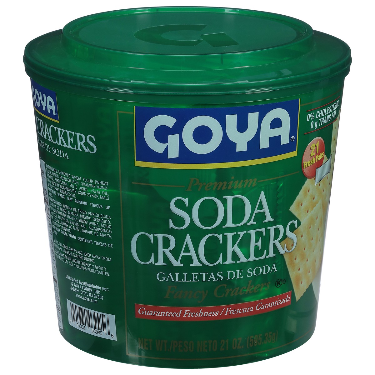 slide 6 of 9, Goya Fancy Premium Soda Crackers - 21 oz, 21 oz