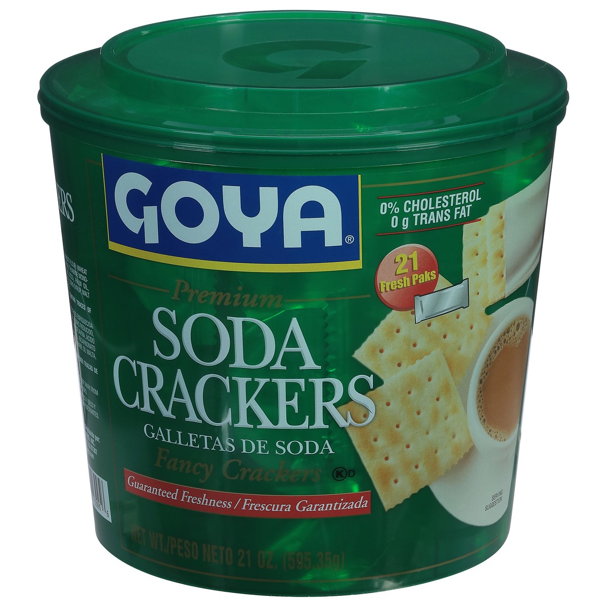 slide 7 of 9, Goya Fancy Premium Soda Crackers - 21 oz, 21 oz