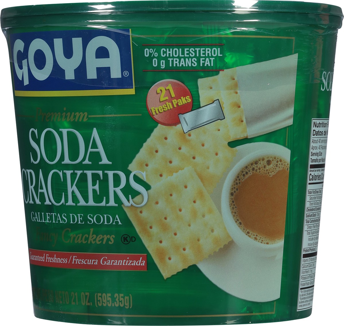 slide 3 of 9, Goya Fancy Premium Soda Crackers - 21 oz, 21 oz